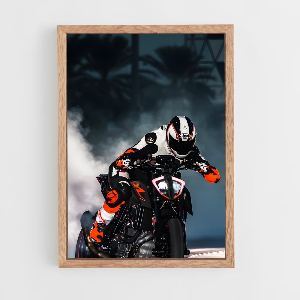 Poster impressionnant super duke r – affiche KTM Moto (vue 4)